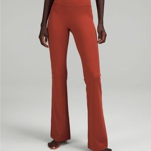Burnt orange lululemon align flares